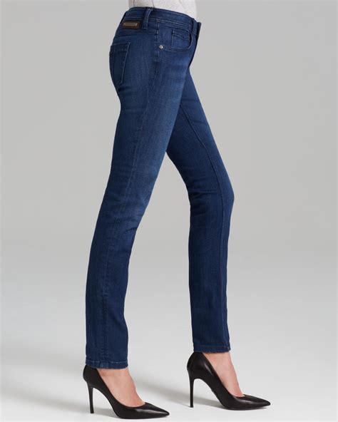 burberry jeans women button closure cuffs|Slim Fit Jeans in Classic blue .